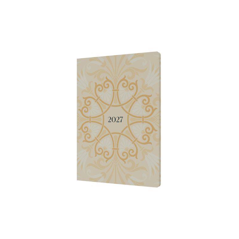 Lavish Lux 2027 A5 Week to View White front cover