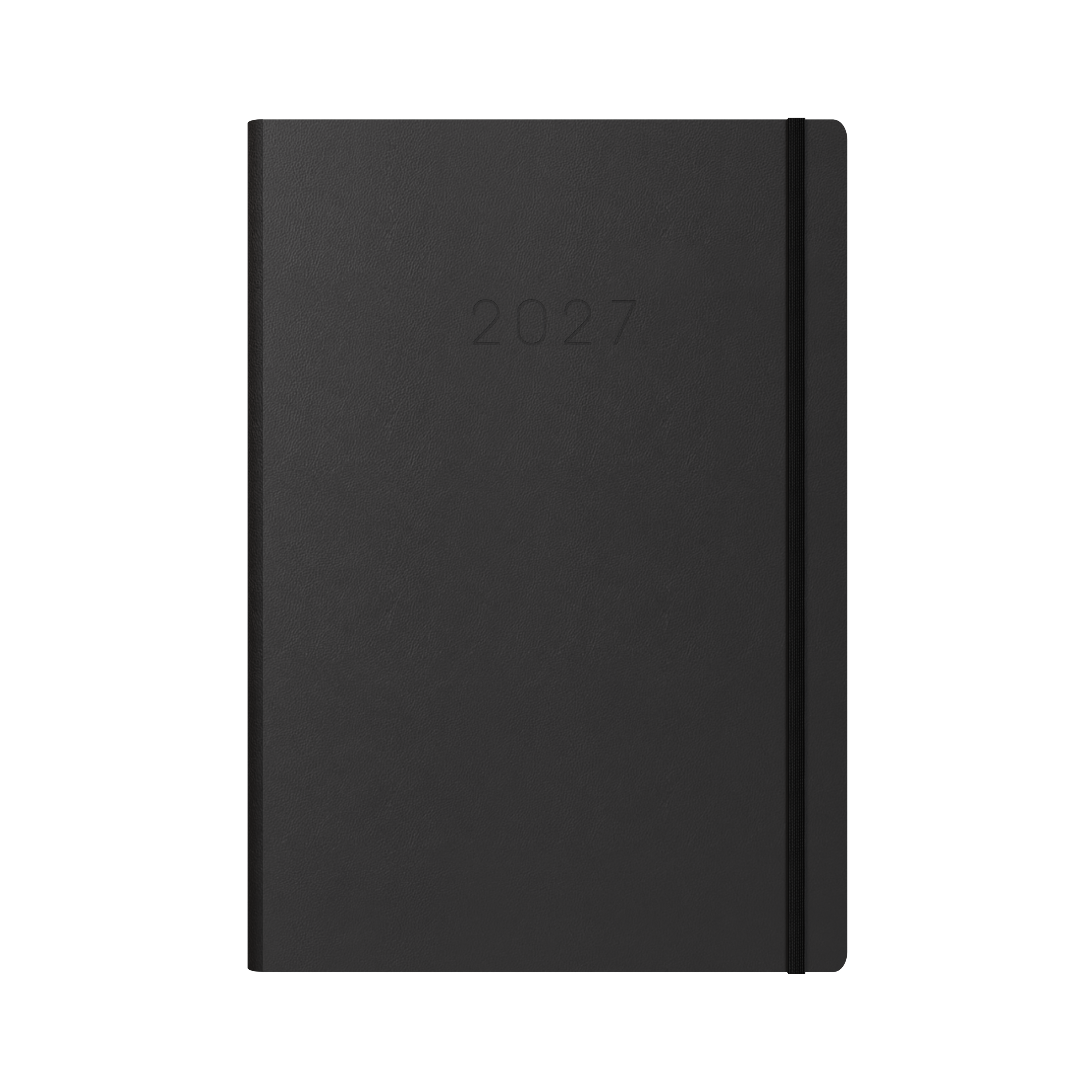 Collins Legacy 2027 A4 day to page black angled view