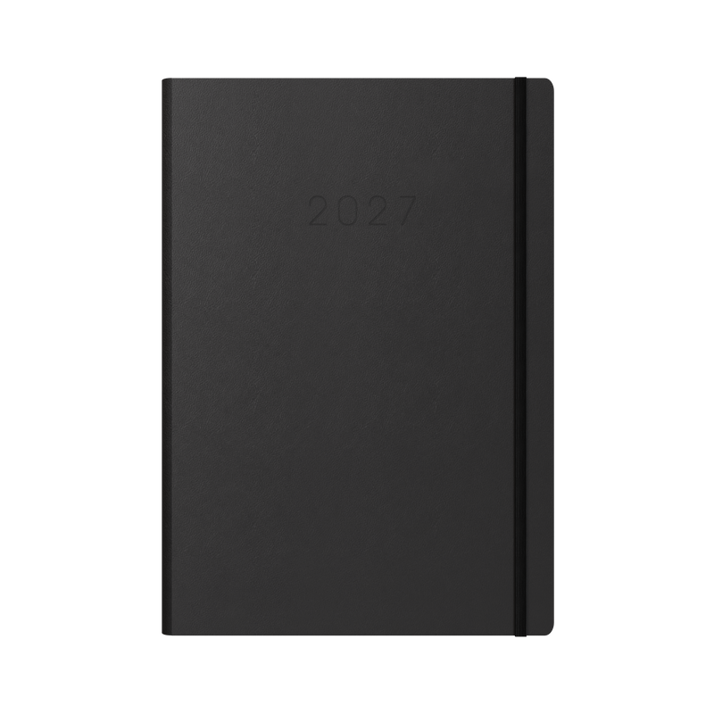 Collins Legacy 2027 A4 day to page black angled view