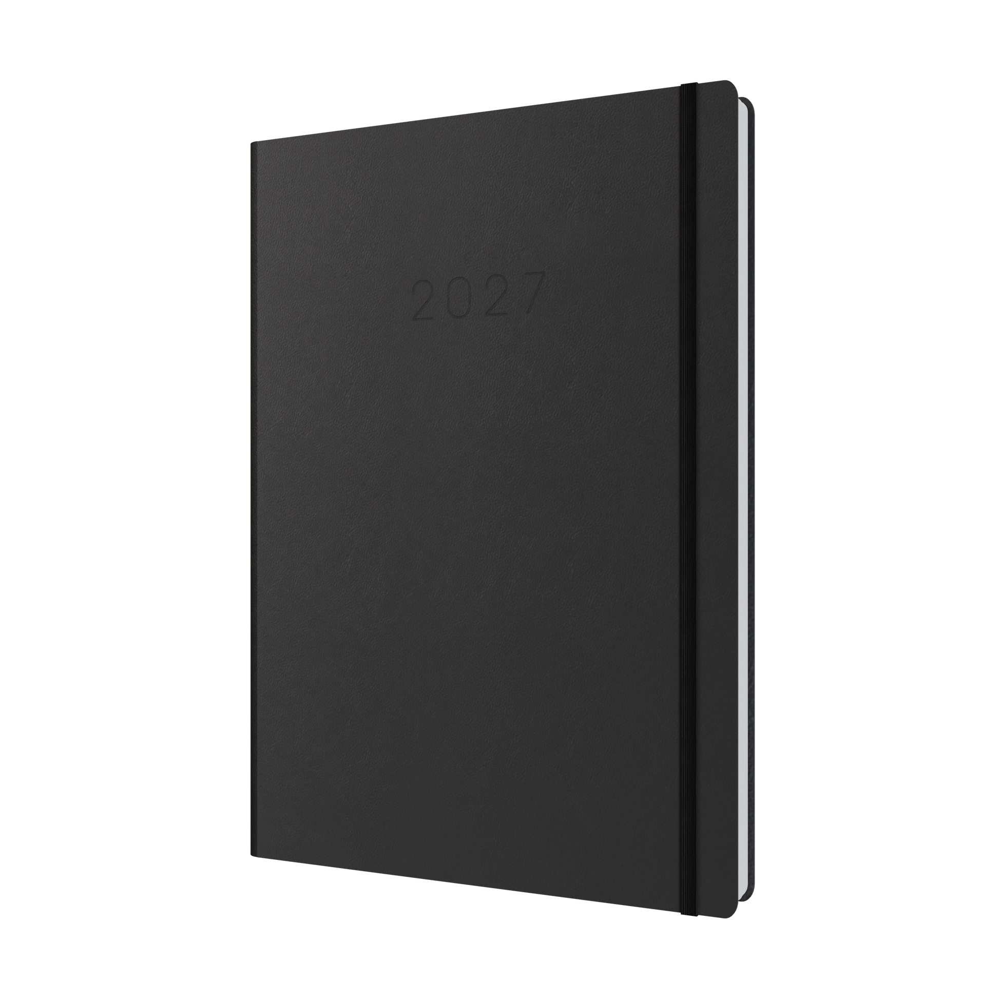Collins Legacy 2027 A4 day to page black front cover