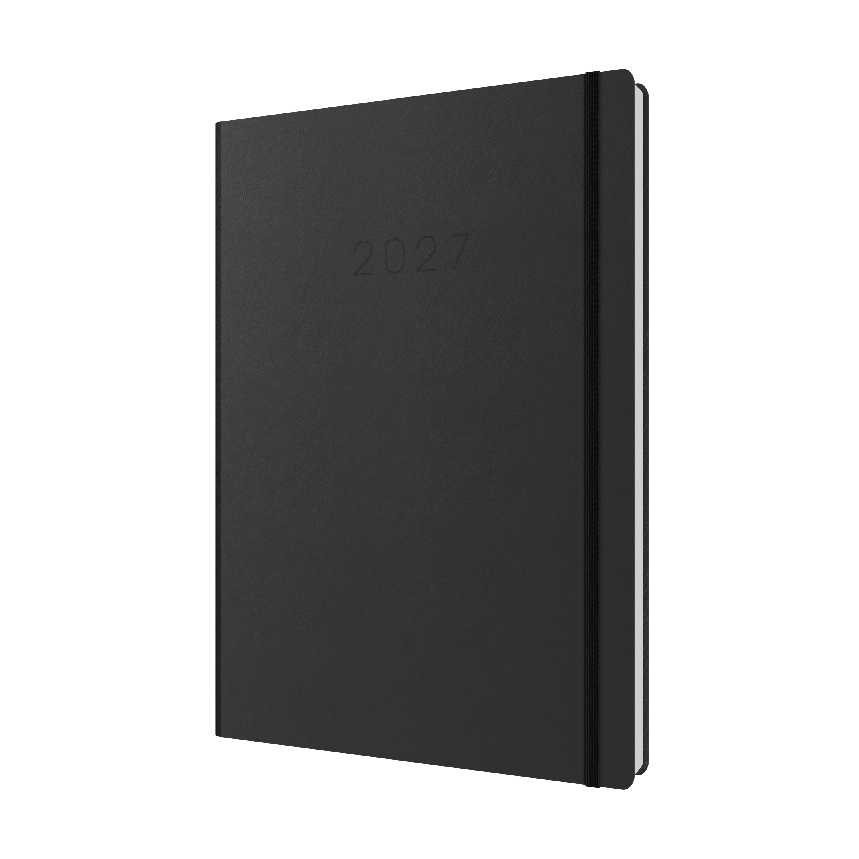 Collins Legacy 2027 A4 day to page black front cover