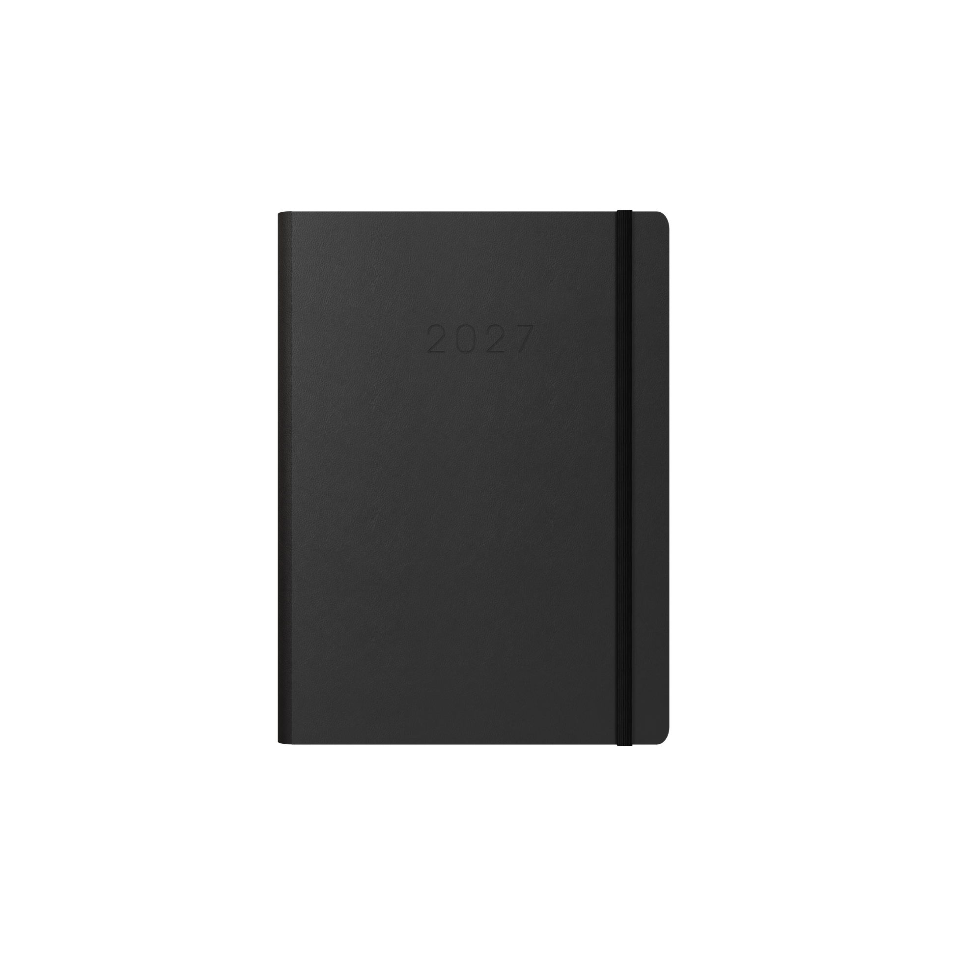 Collins Legacy 2027 A5 day to page black angled view
