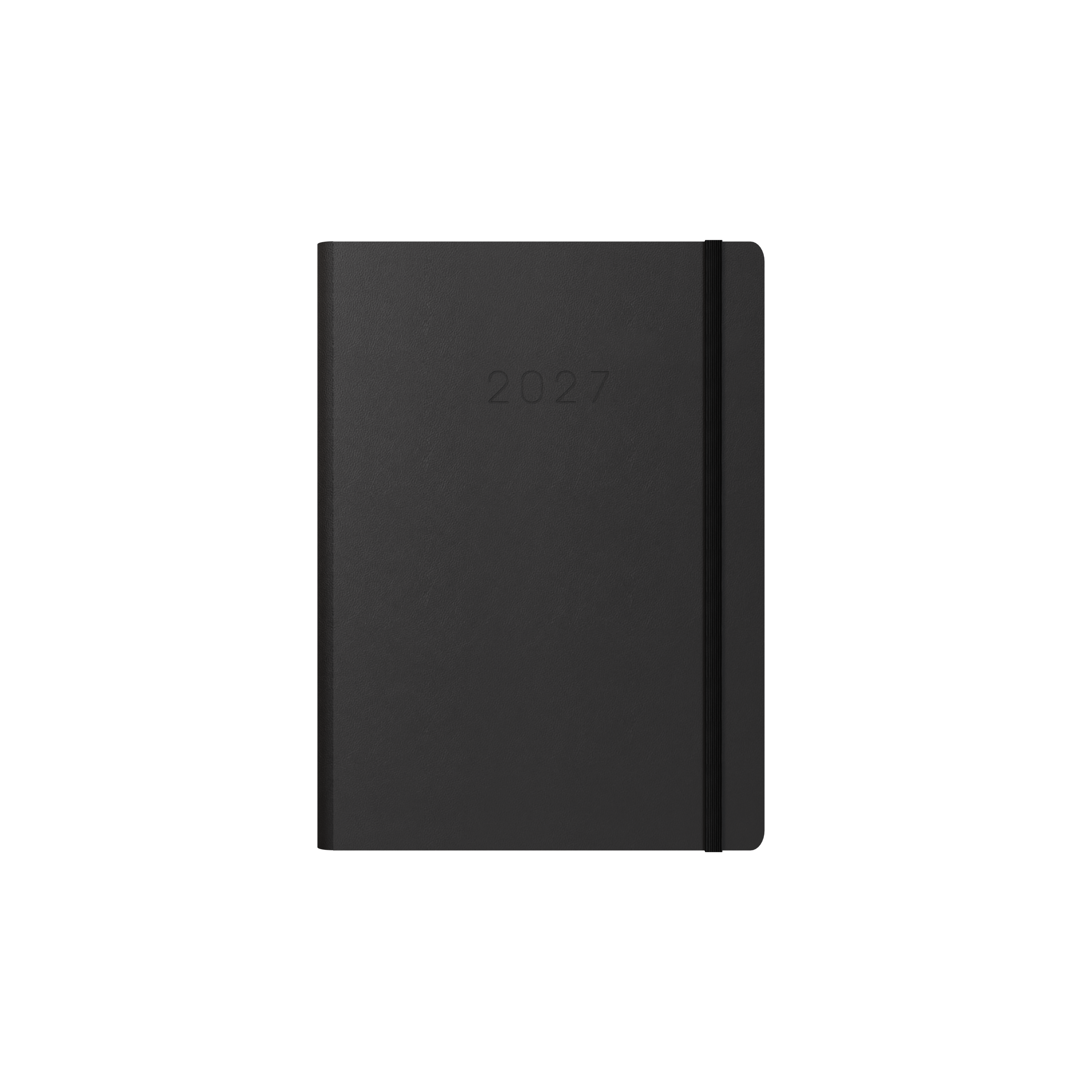 Collins Legacy 2027 A5 day to page black angled view