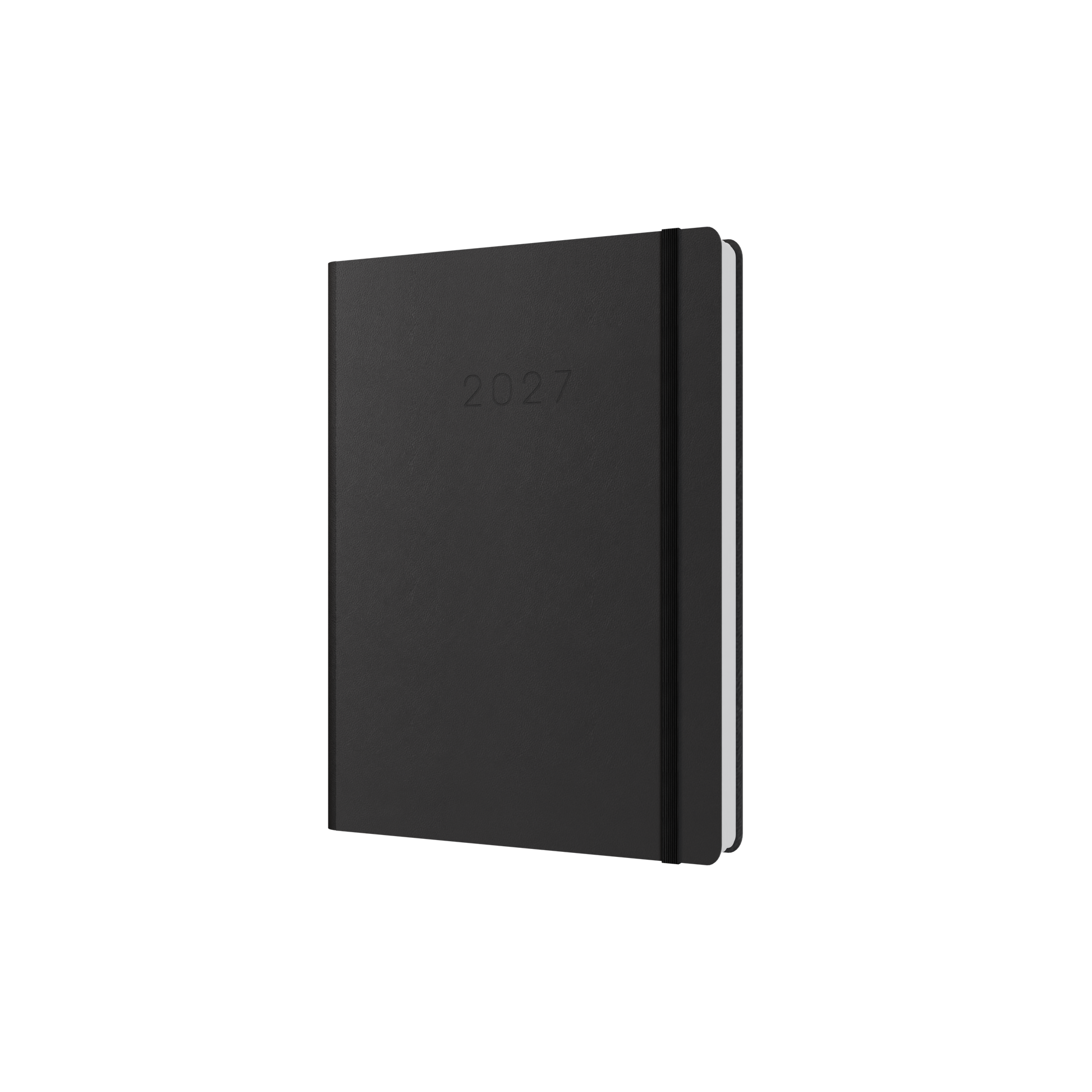 Collins Legacy 2027 A5 day to page black front cover