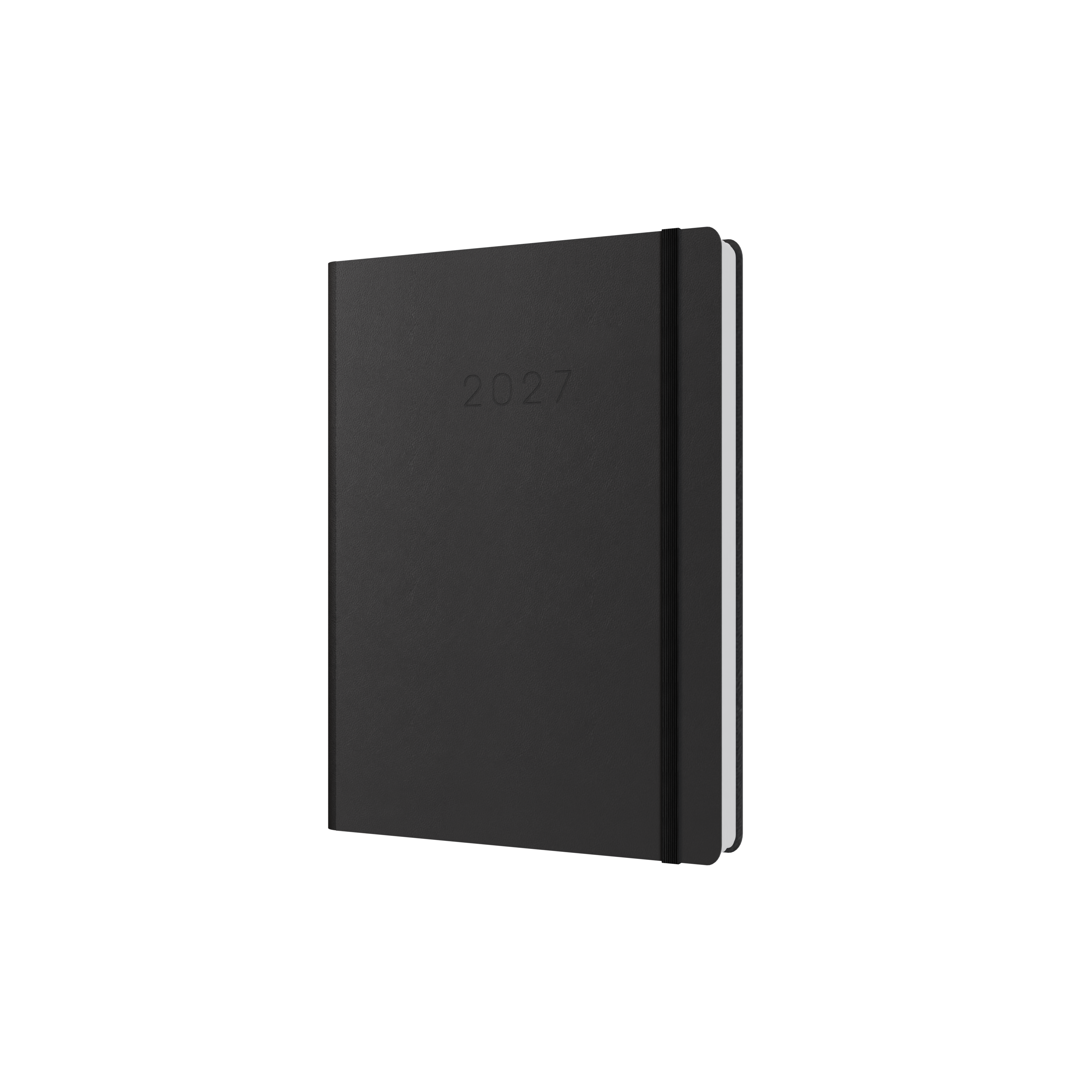 Collins Legacy 2027 A5 day to page black front cover