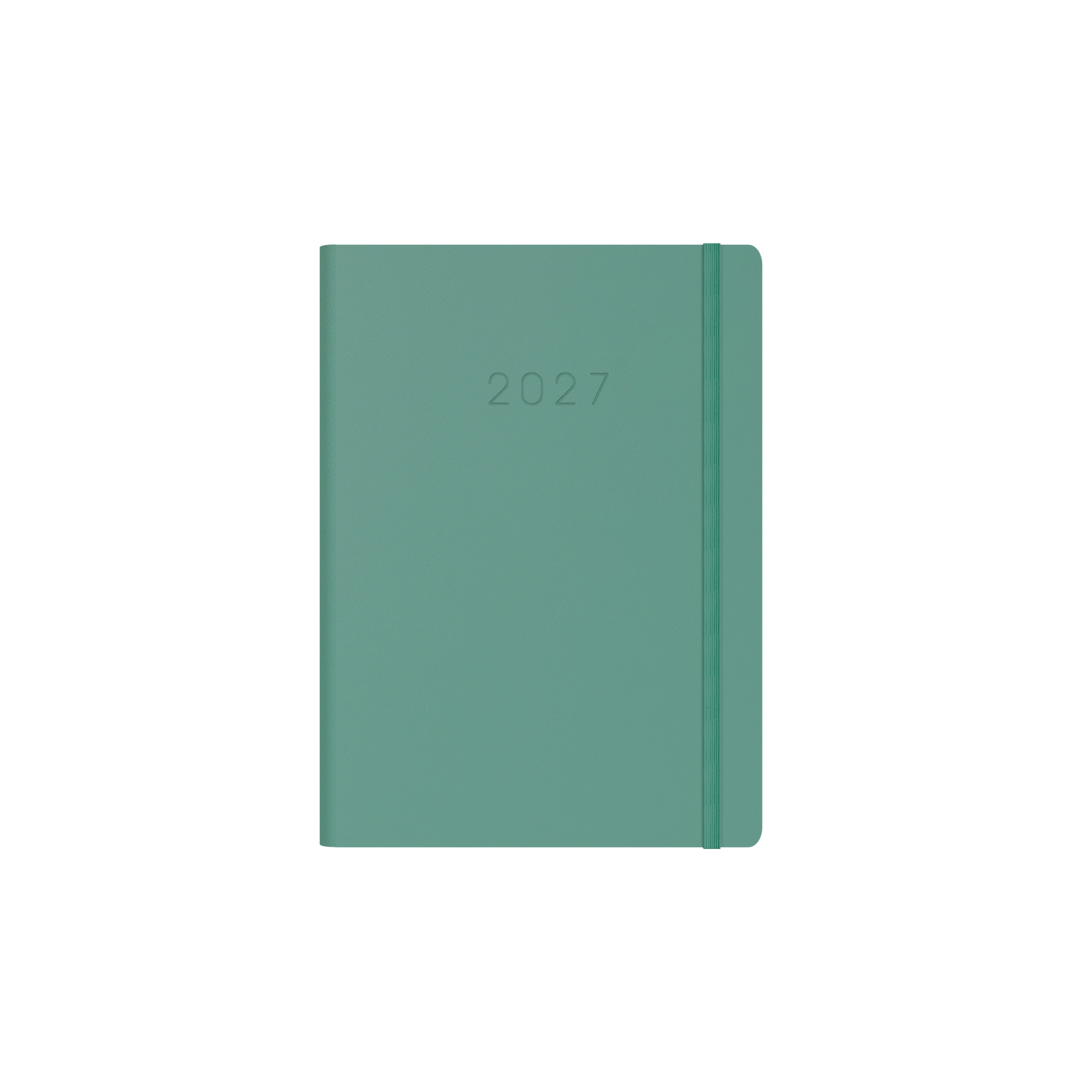 Collins Legacy 2027 A5 week to view mint angled view