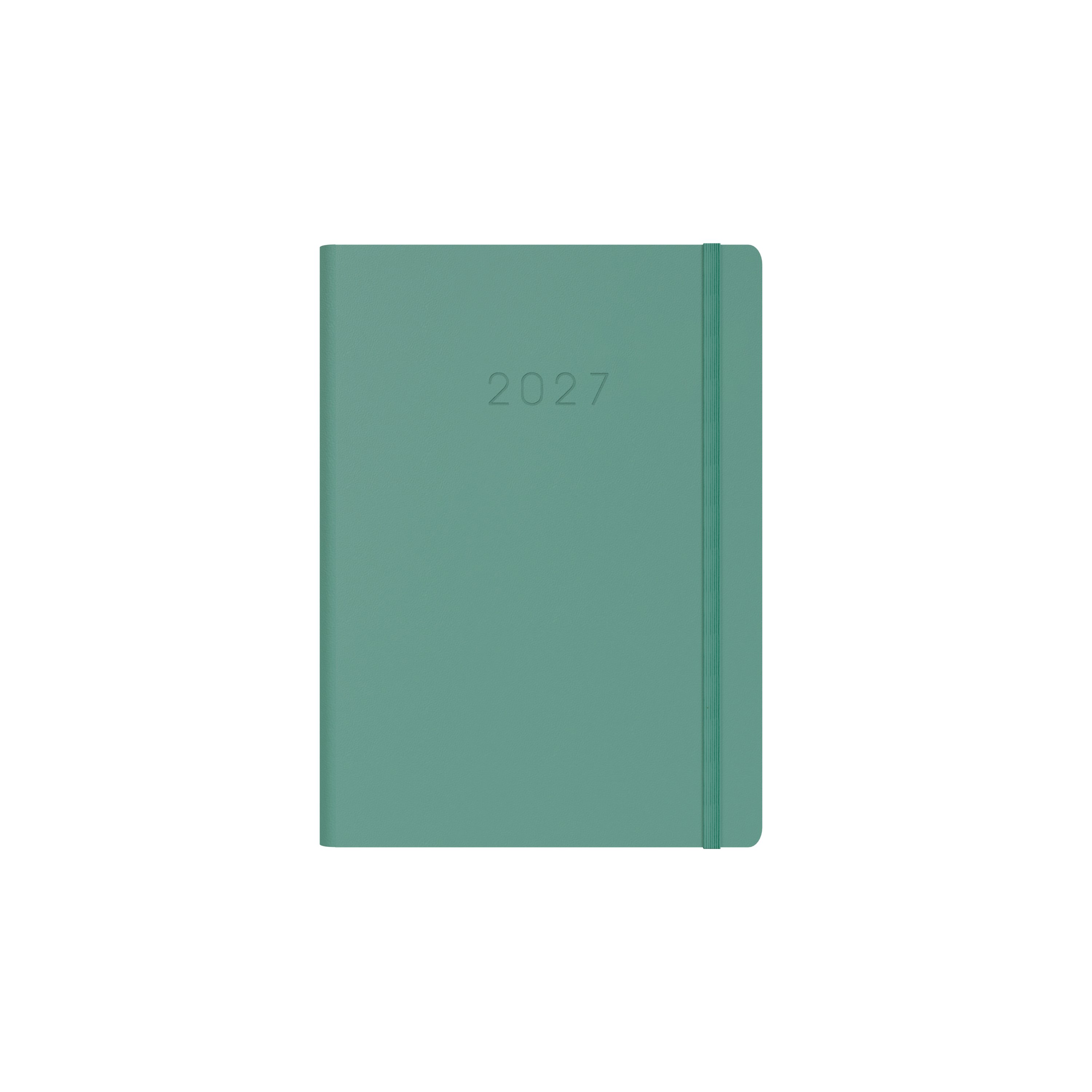 Collins Legacy 2027 A5 week to view mint angled view