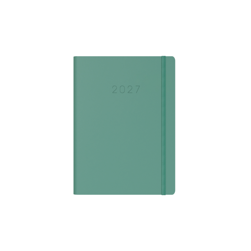Collins Legacy 2027 A5 week to view mint angled view