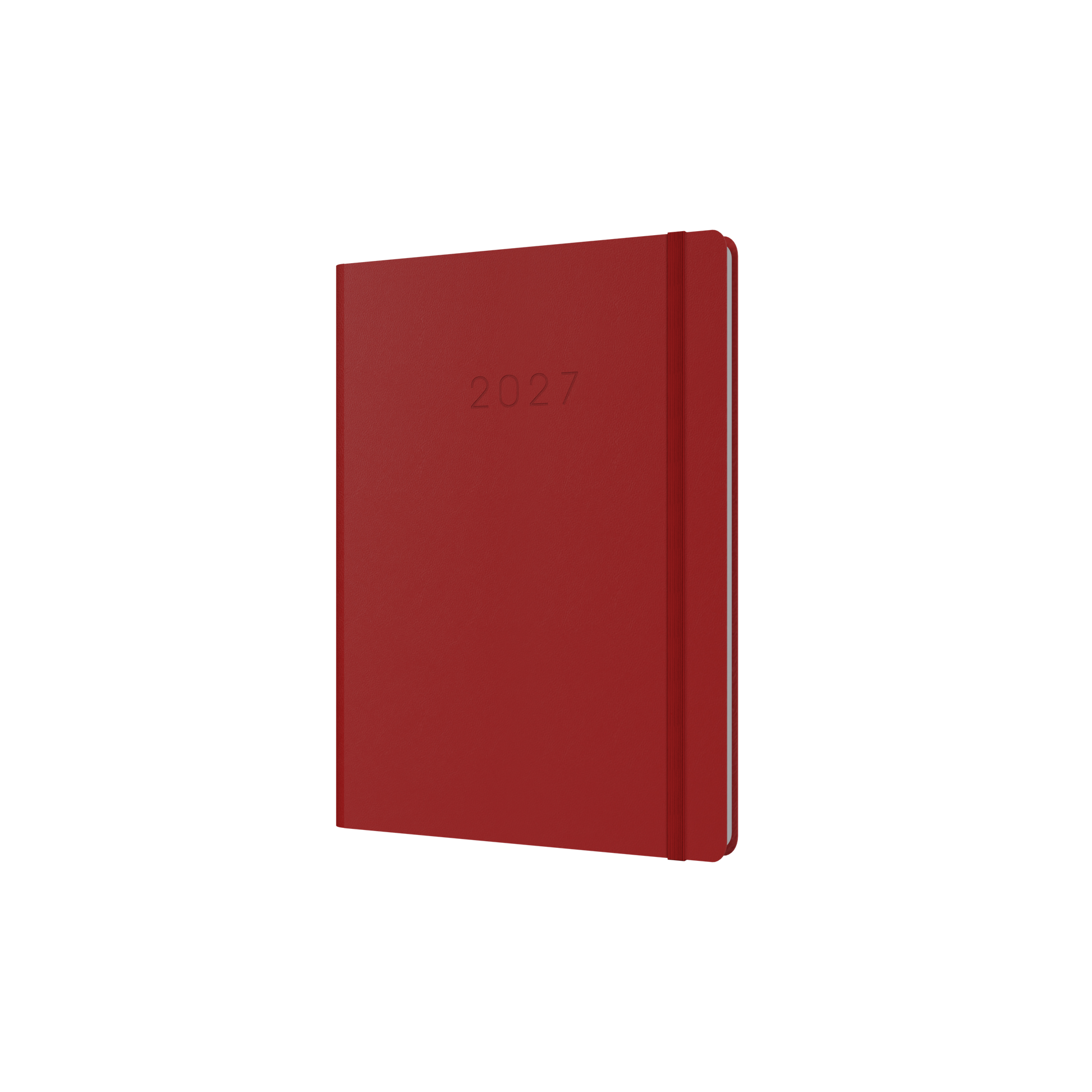 Collins Legacy 2027 A5 week to view red front cover