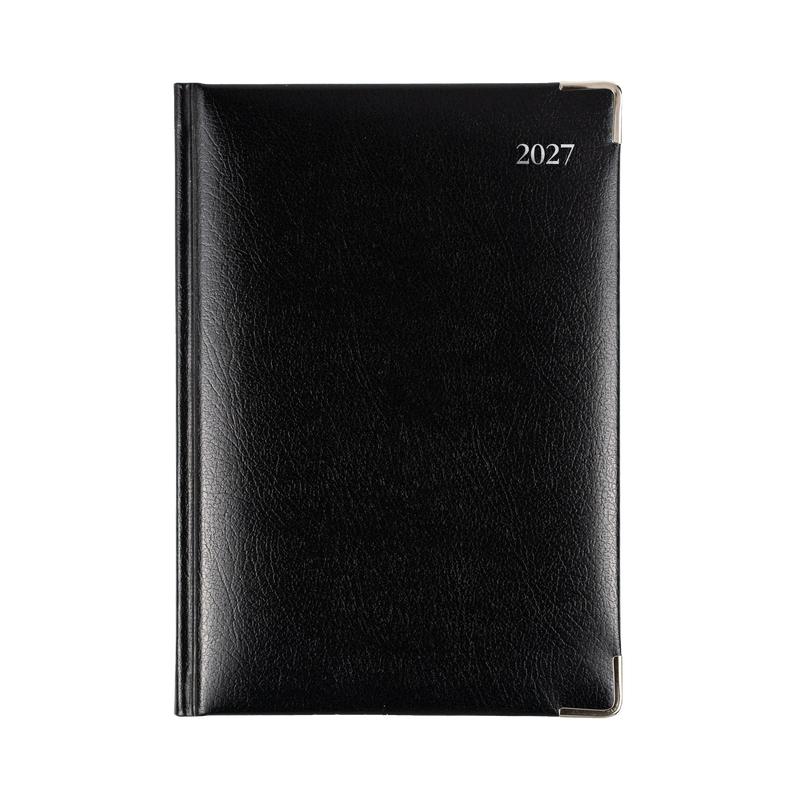 Collins Management 2027 A5 Day to Page Black interior layout