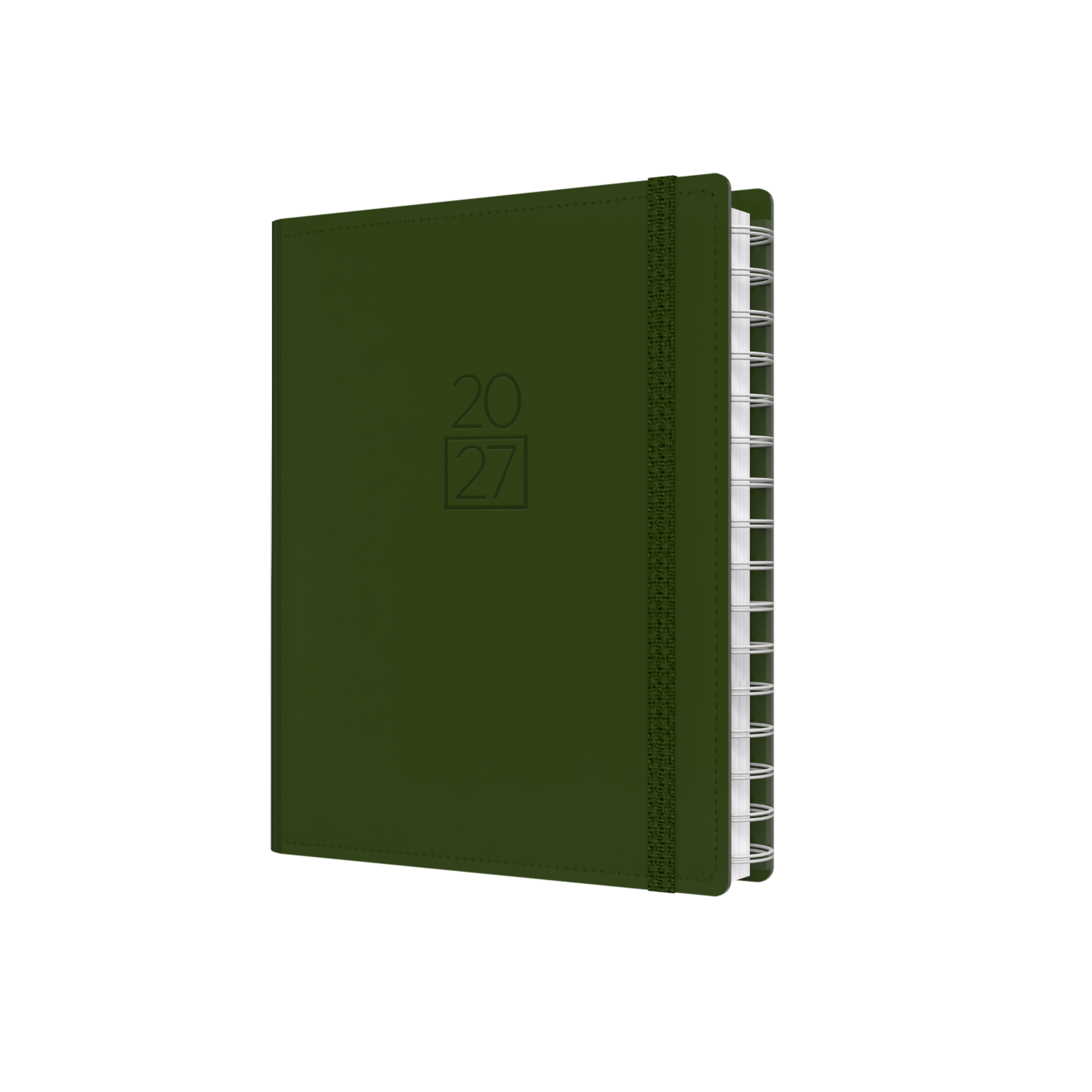 Plan + Note Pro 2027 A5 Week to View Green front cover