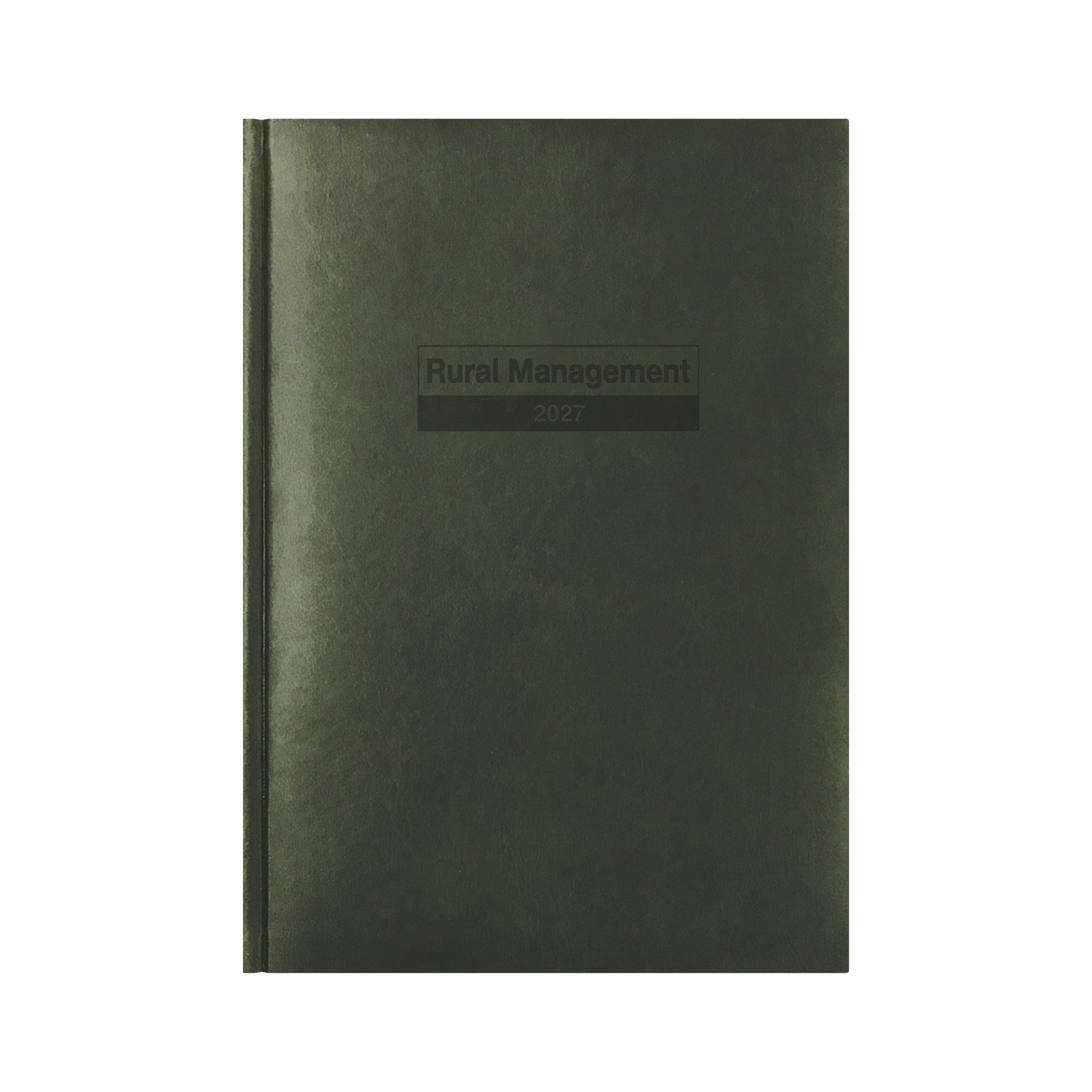 Rural Management 2027 A4 2 Days to a Page Green interior layout