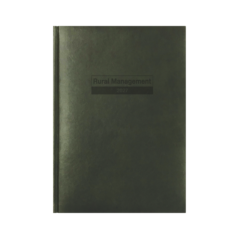 Rural Management 2027 A4 2 Days to a Page Green interior layout