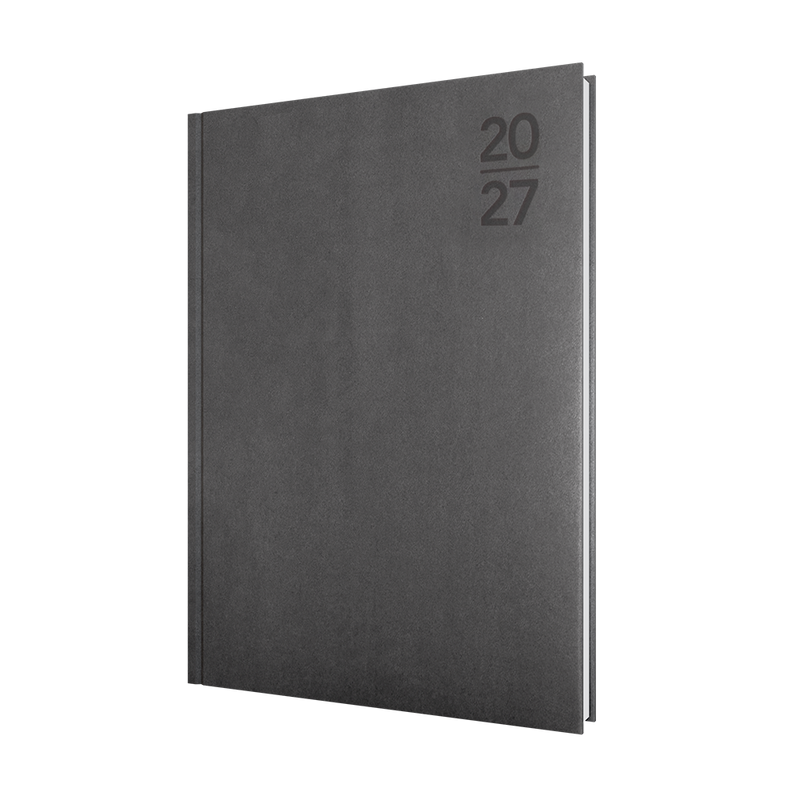 Collins Silhouette 2027 A4 Day to Page Charcoal front cover