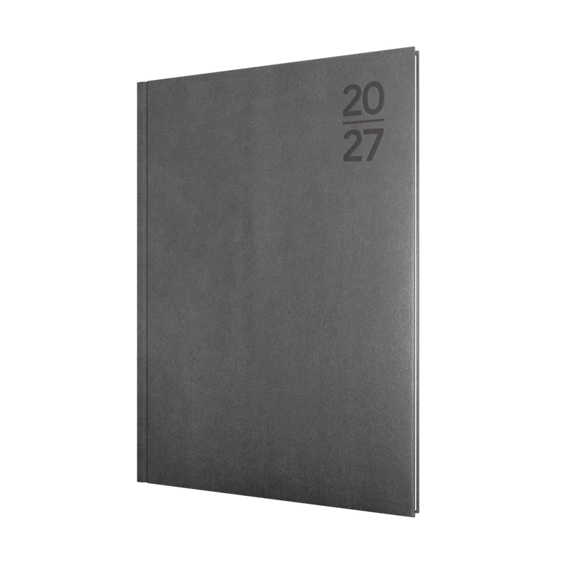 Collins Silhouette 2027 A4 Week to View Charcoal front cover