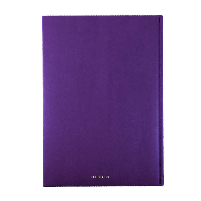 Collins Silhouette 2027 A4 Week to View Purple interior layout