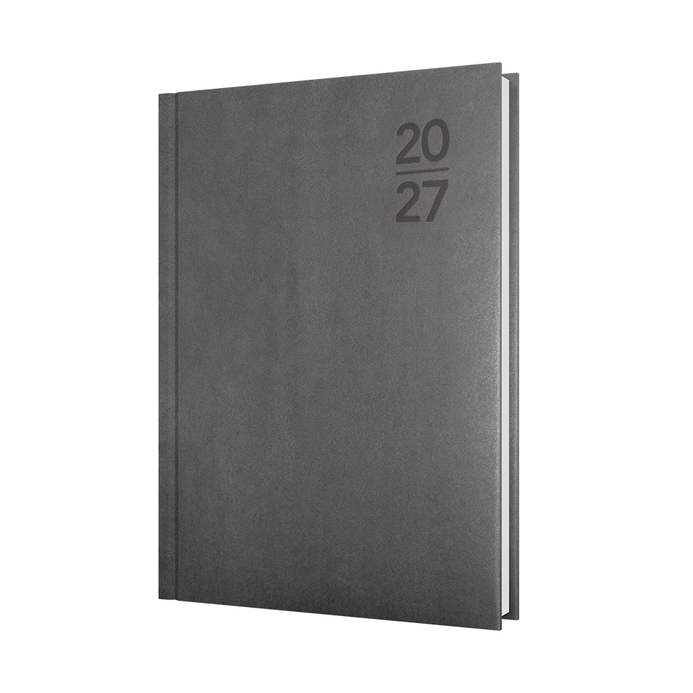 Collins Silhouette 2027 A5 Day to Page Charcoal front cover