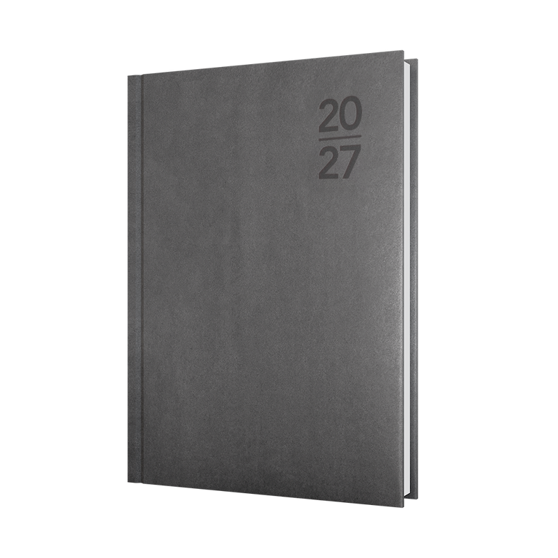 Collins Silhouette 2027 A5 Day to Page Charcoal front cover