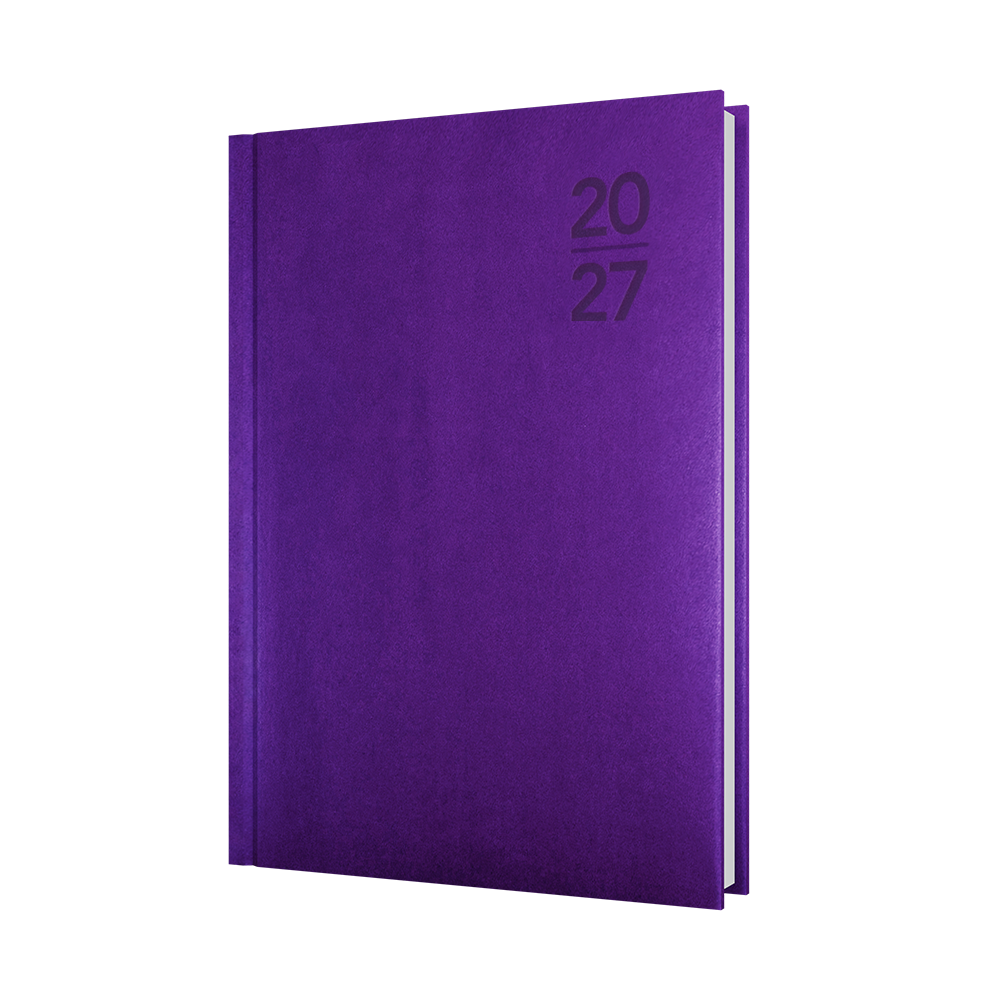 Collins Silhouette 2027 A5 Day to Page Purple front cover