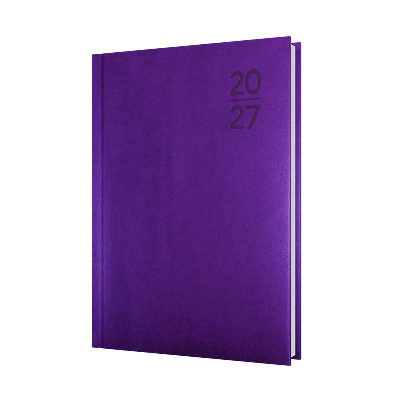 Collins Silhouette 2027 A5 Day to Page Purple front cover