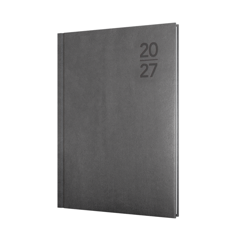 Collins Silhouette 2027 A5 Week to View Charcoal front cover