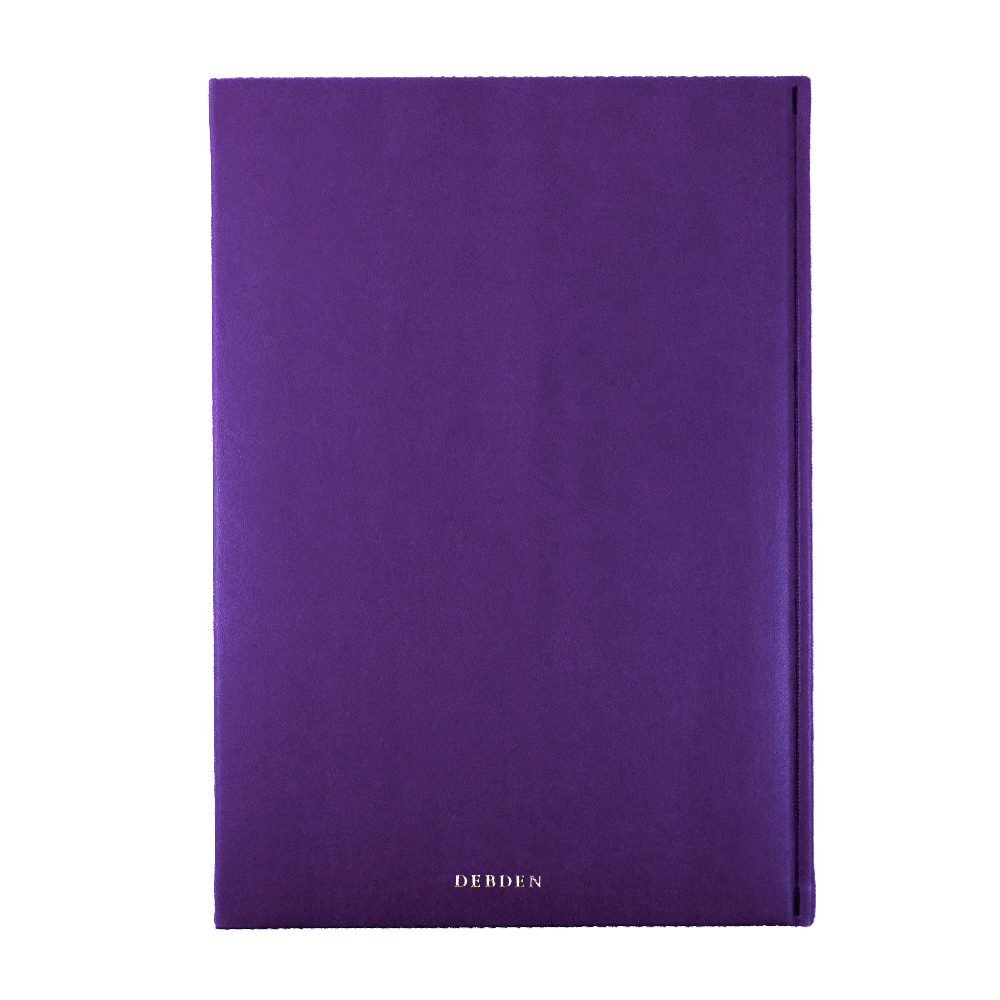 Collins Silhouette 2027 A5 Week to View Purple interior layout