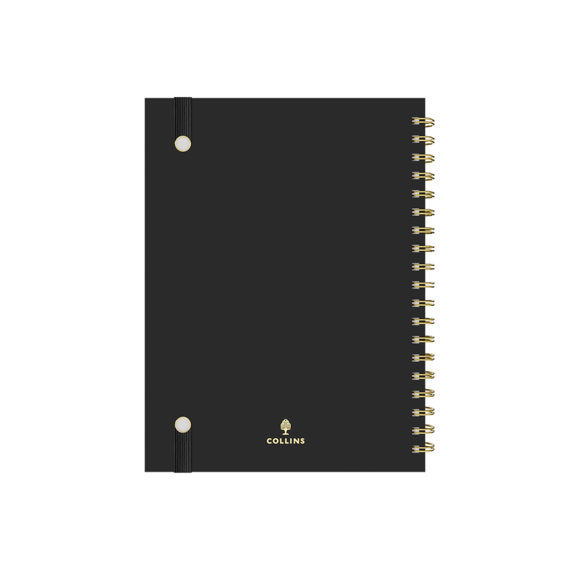 Smart Women's Society 2027 B5 Week to View Black interior layout