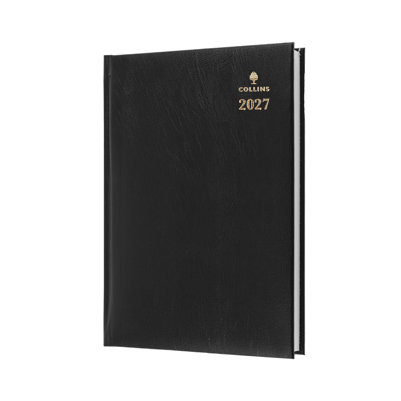 Sterling 2027 A4 Day to Page Black front cover