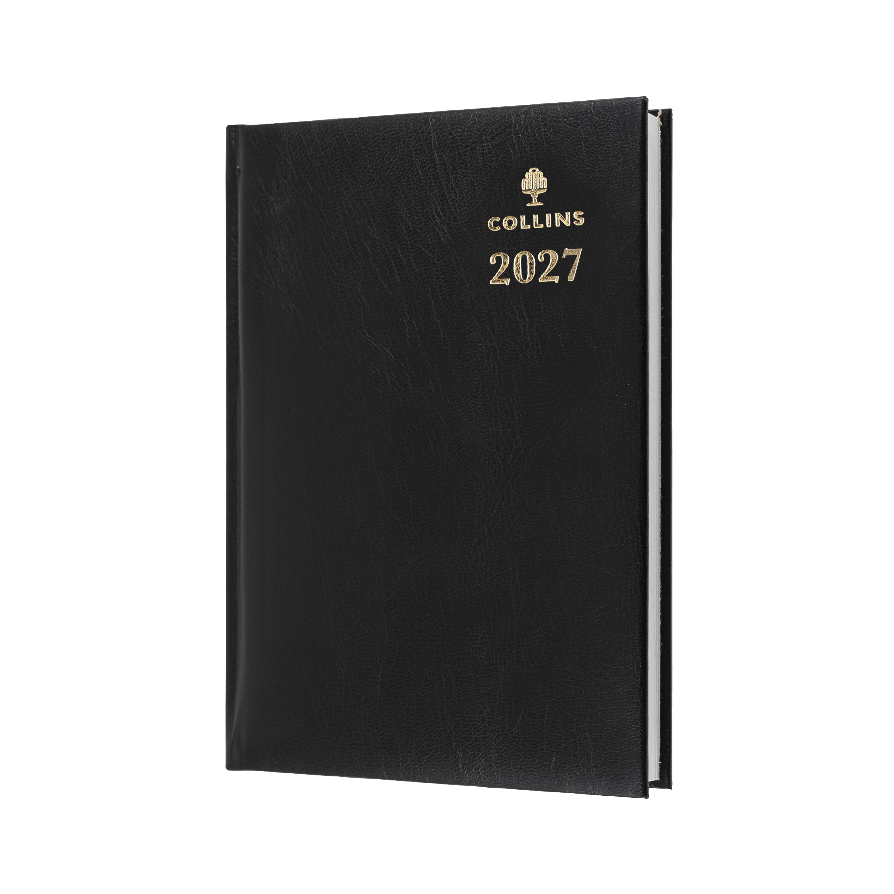 Sterling 2027 A5 Day to Page Black front cover