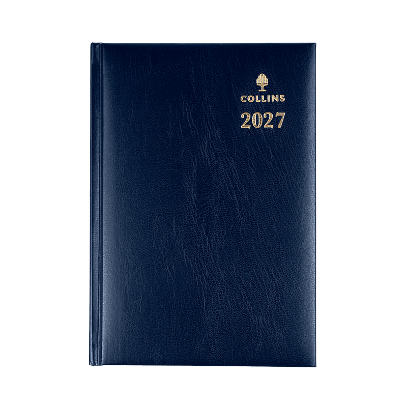 Sterling 2027 A5 Day to Page Blue angled view