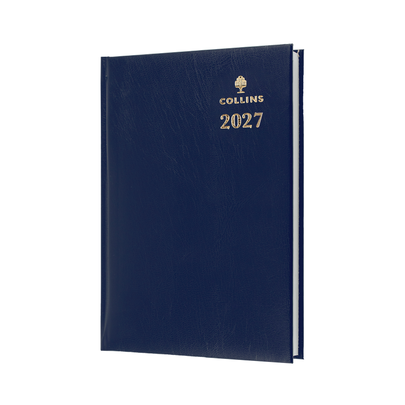 Sterling 2027 A5 Day to Page Blue front cover