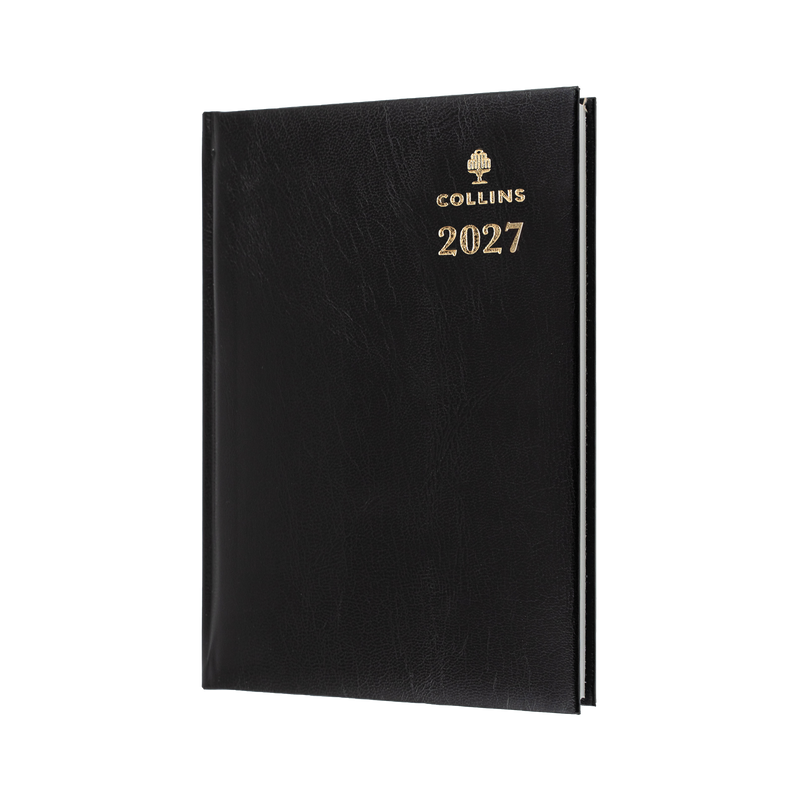 Sterling 2027 A5 Week to View Black front cover