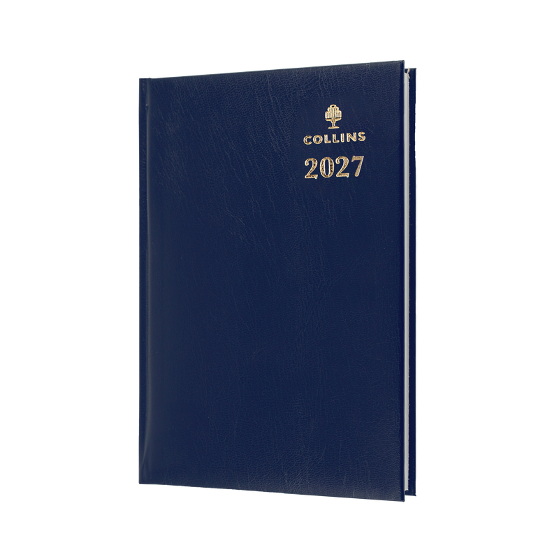 Sterling 2027 A5 Week to View Blue front cover