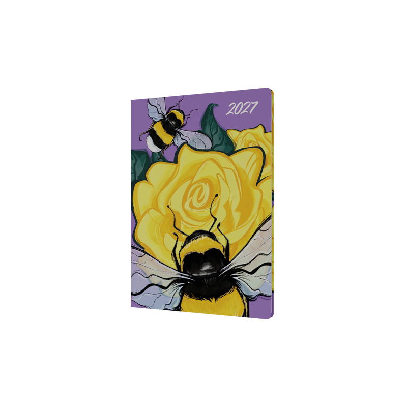 The Roses 2027 A5 Week to View Bee front cover
