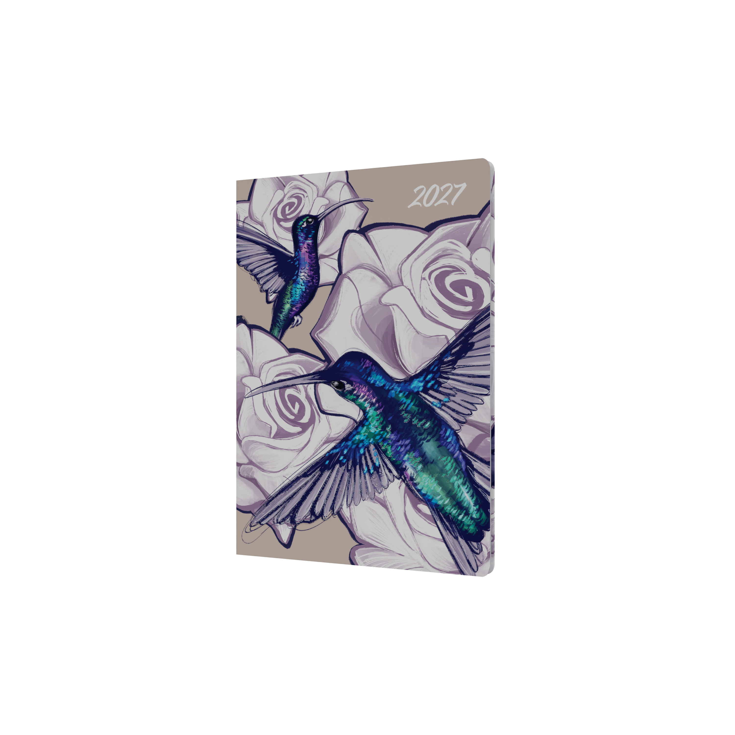 The Roses 2027 A5 Week to View Hummingbird front cover
