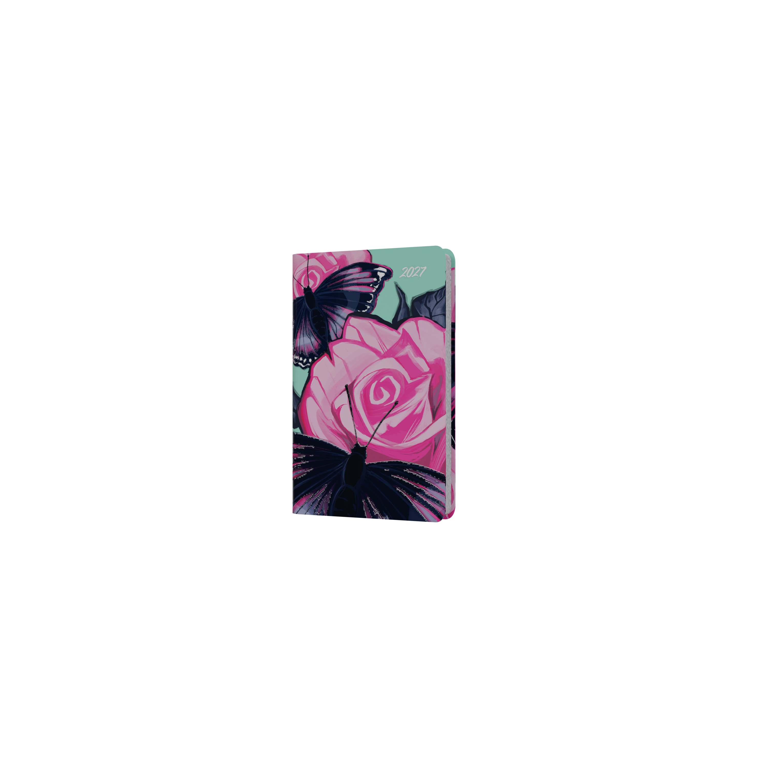 The Roses 2027 Pocket Week to View Butterfly front cover
