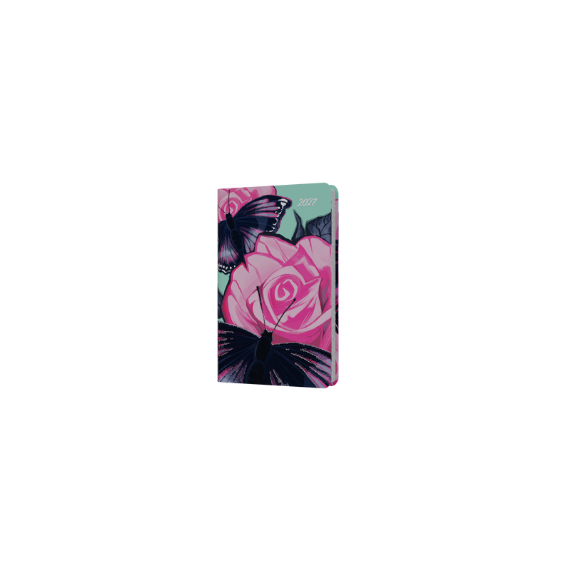 The Roses 2027 Pocket Week to View Butterfly front cover