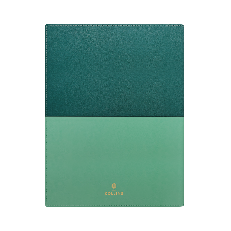 Collins Vanessa 2027 A4 Day to Page Diary Teal interior day to page layout