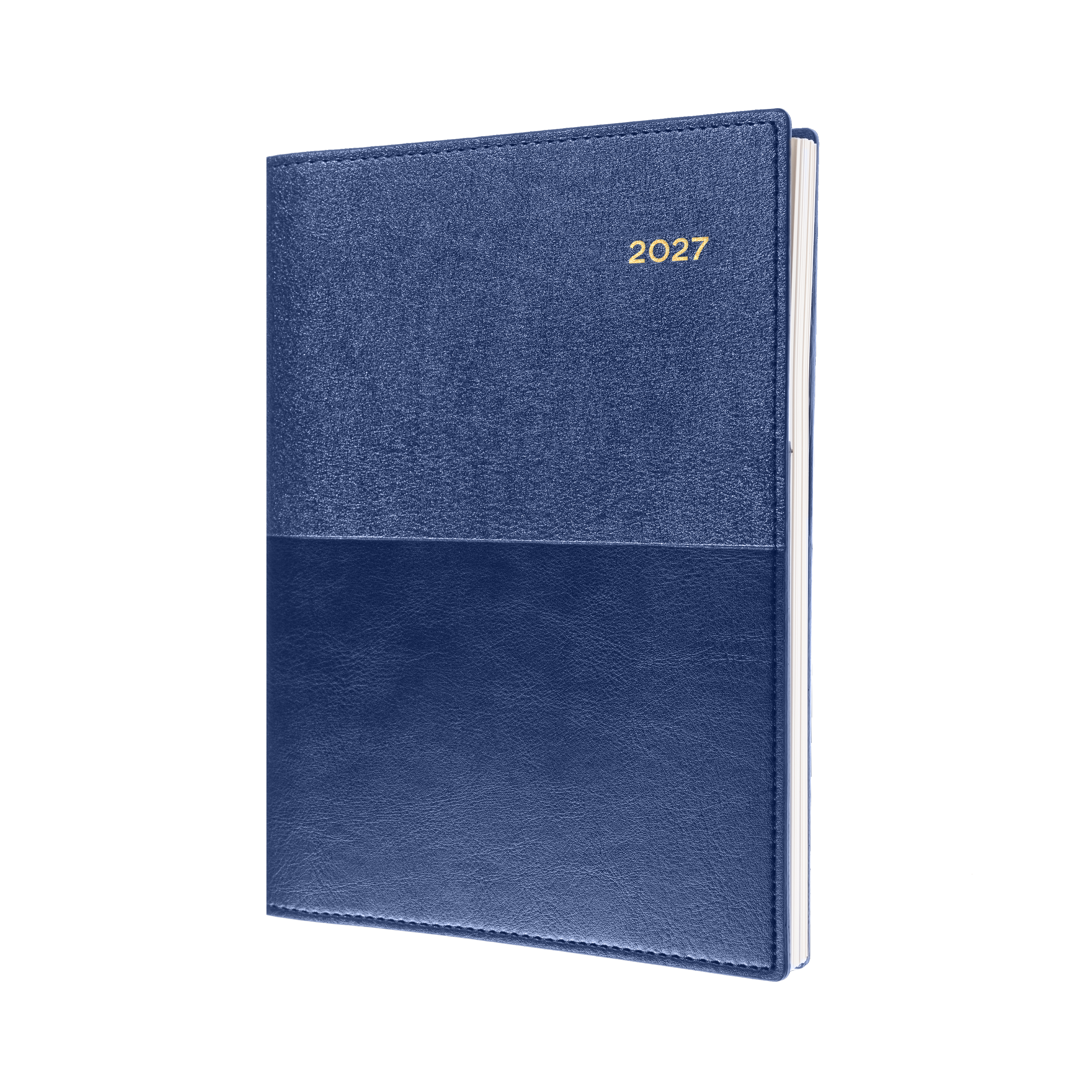 Collins Vanessa 2027 A4 Week to View Diary Blue front cover