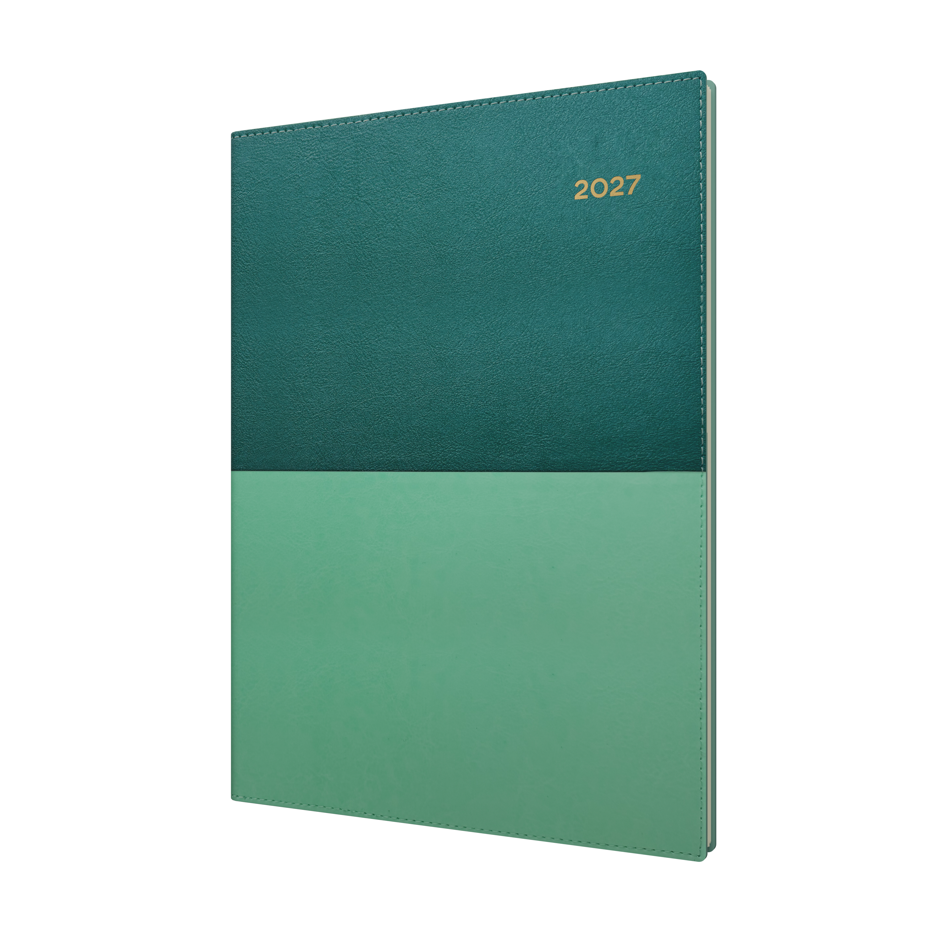 Collins Vanessa 2027 A4 Week to View Diary Teal front cover