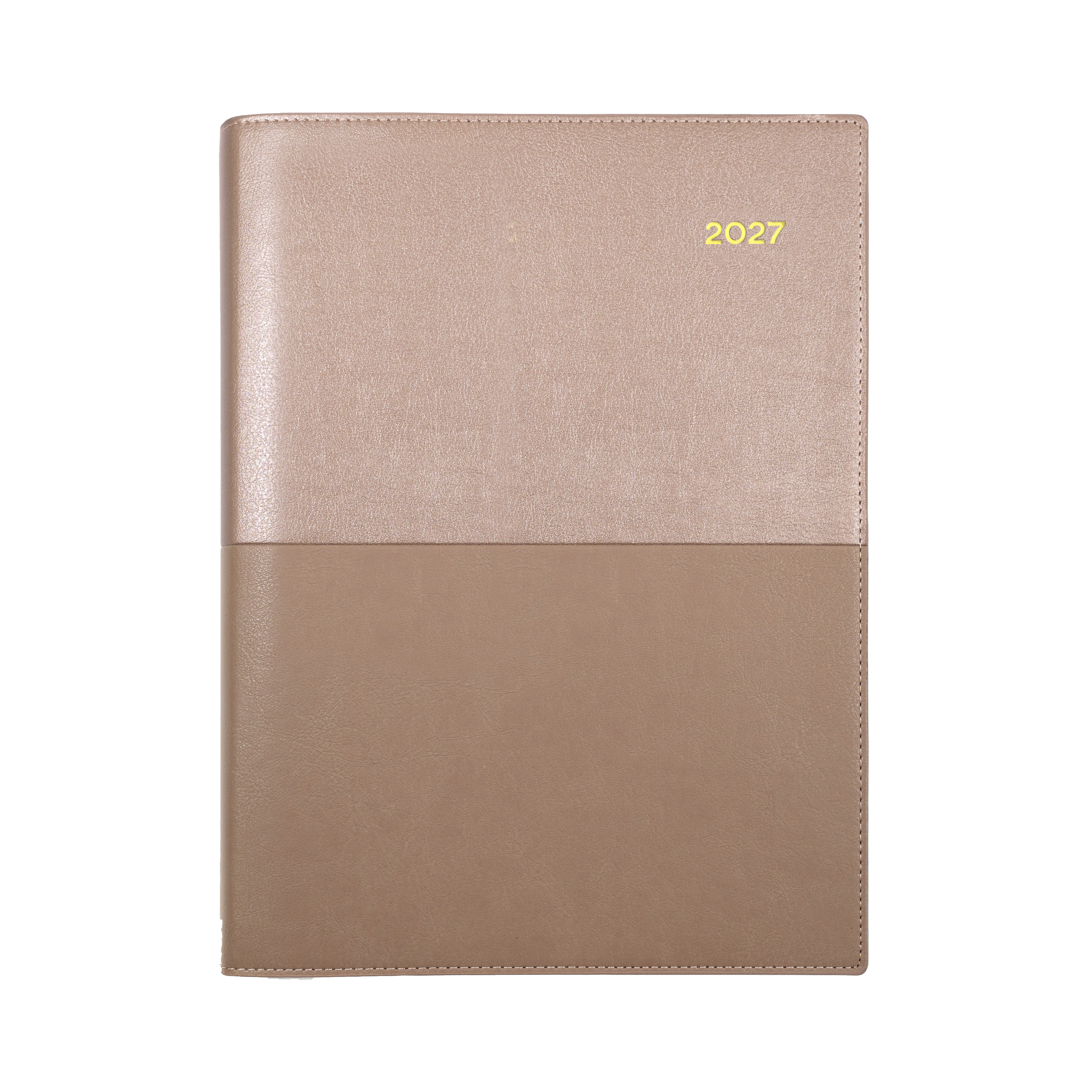 Collins Vanessa 2027 A5 Day to Page Diary Rose Gold front cover