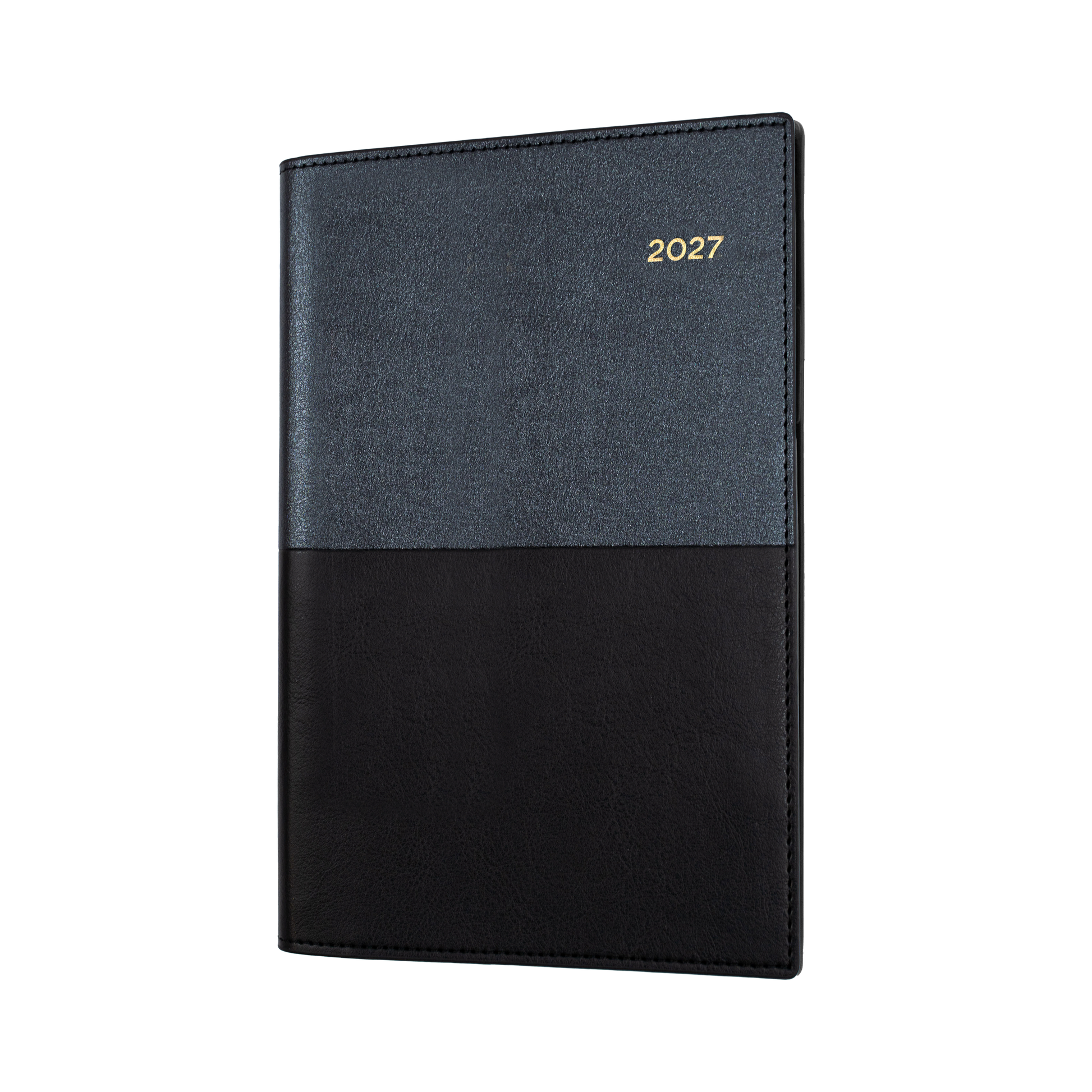 Collins Vanessa 2027 A5 Month to View Diary Black front cover