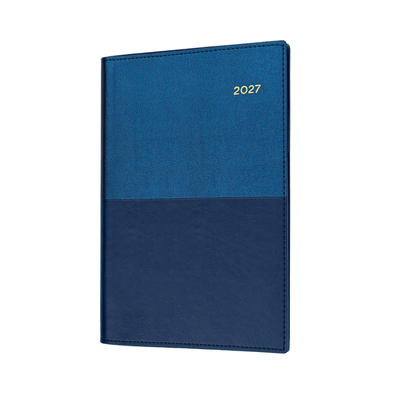 Collins Vanessa 2027 A5 Month to View Diary Blue front cover