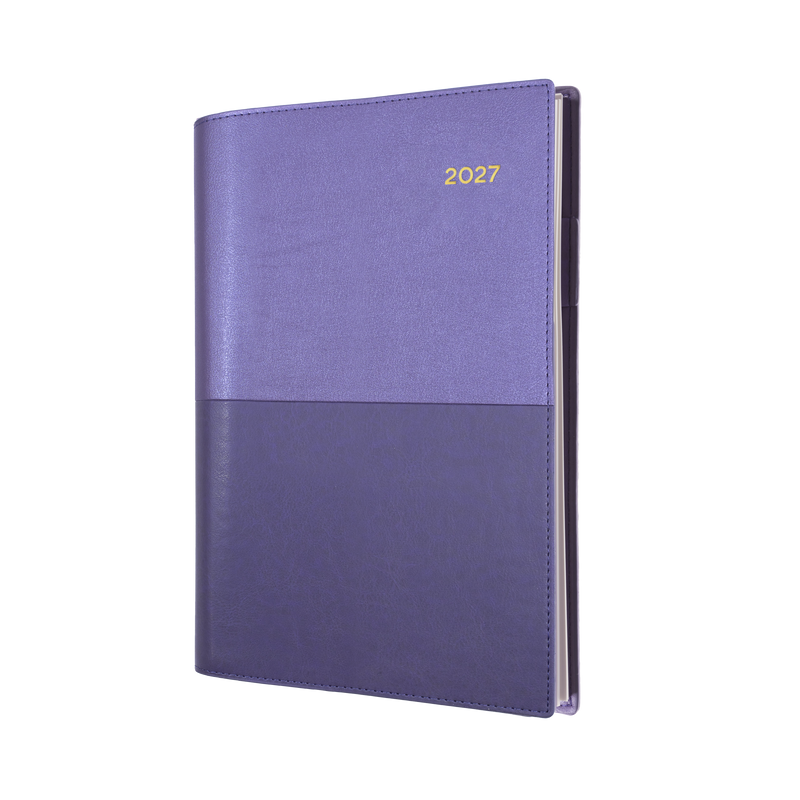 Collins Vanessa 2027 A5 Week to View Diary Lilac front cover