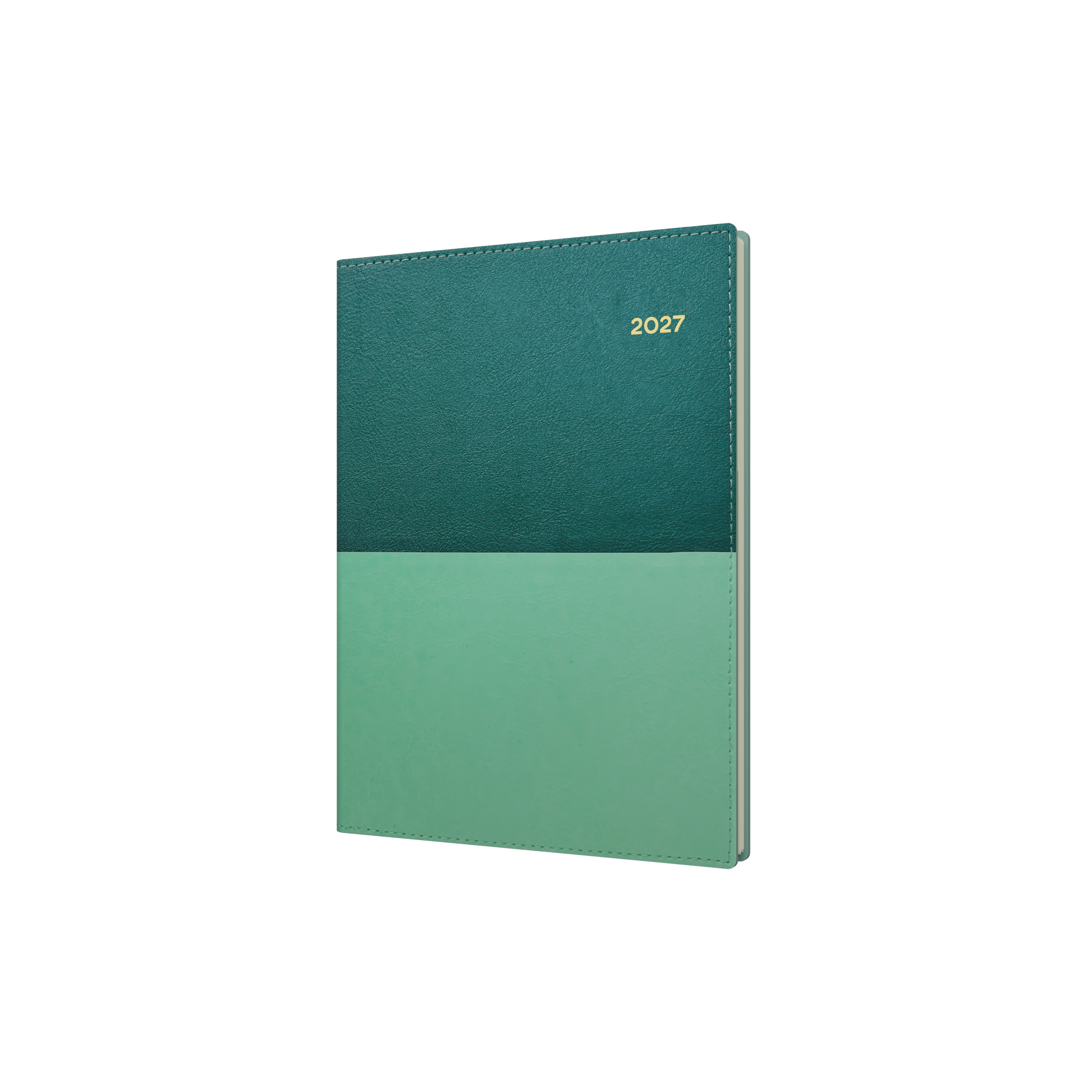 Collins Vanessa 2027 A5 Week to View Diary Teal front cover