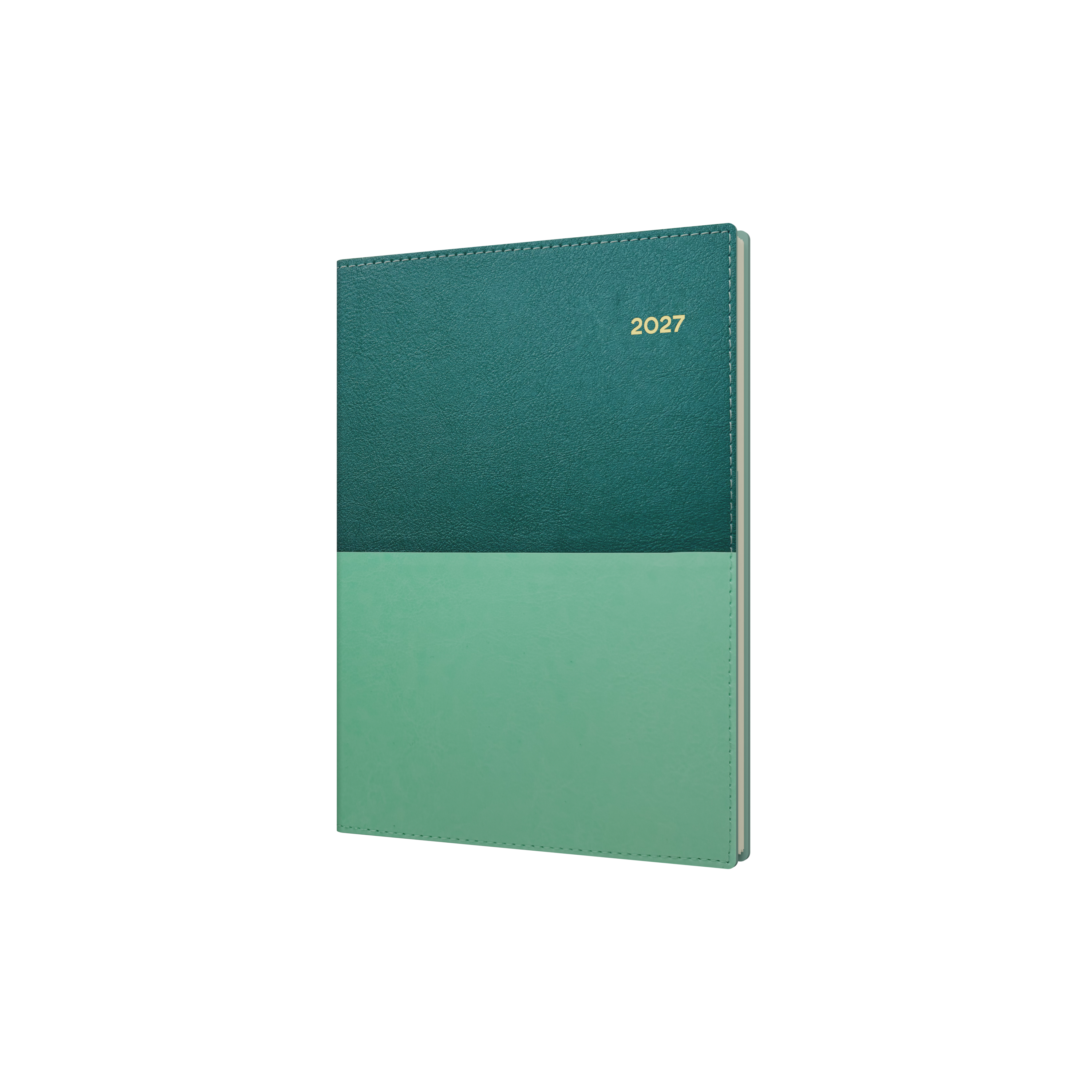 Collins Vanessa 2027 A5 Week to View Diary Teal front cover