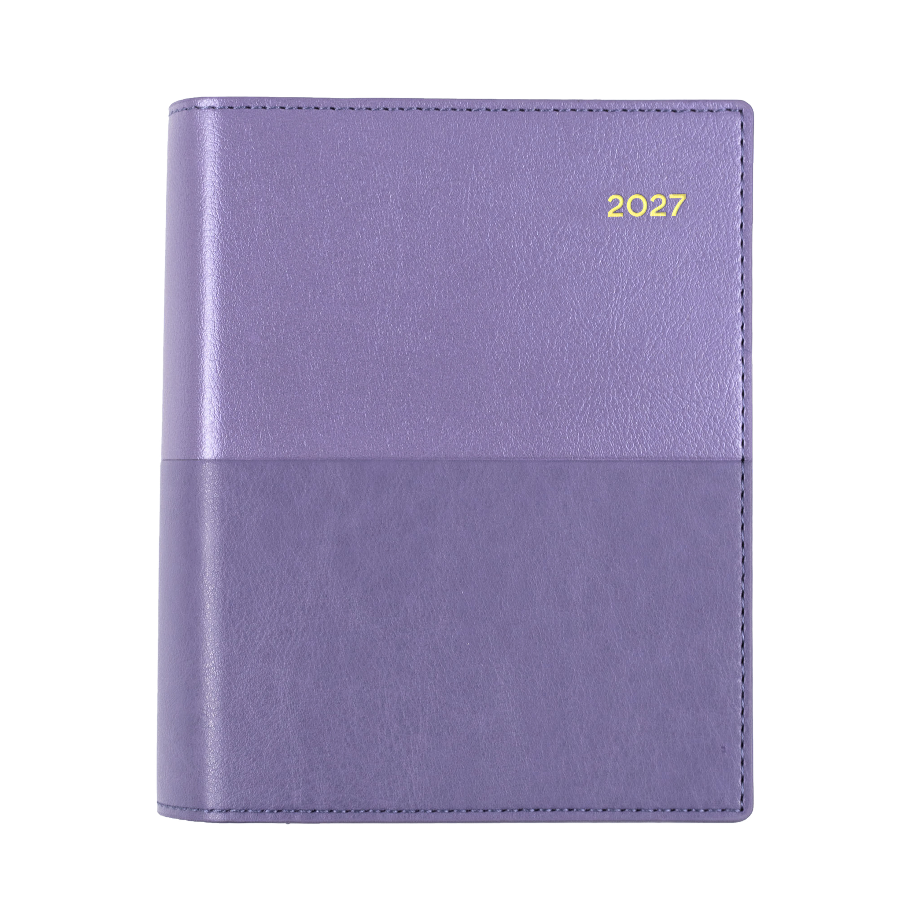 Collins Vanessa 2027 A6 Week to View Diary Lilac angled view