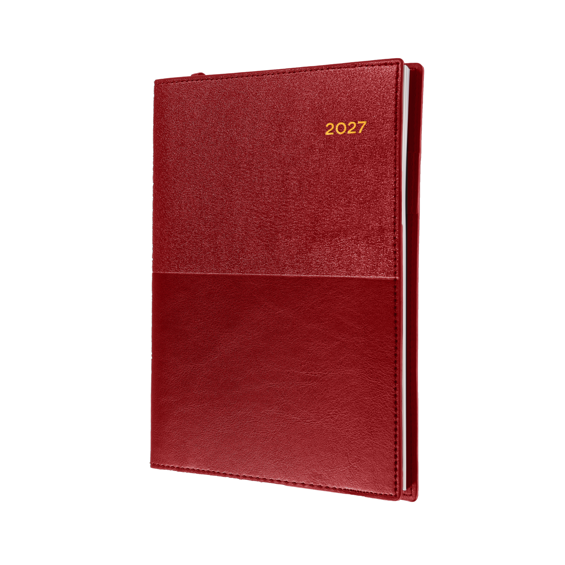 Collins Vanessa 2027 A6 Week to View Diary Red front cover