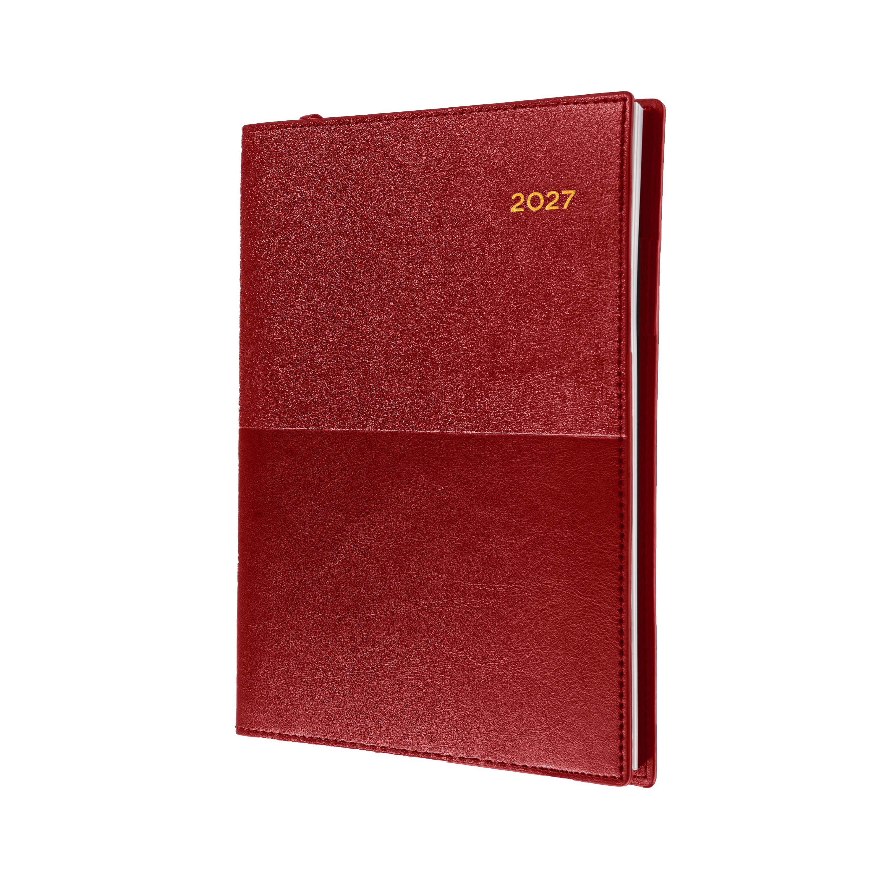 Collins Vanessa 2027 A6 Week to View Diary Red front cover