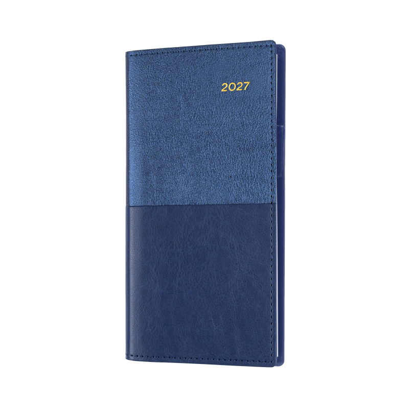 Collins Vanessa 2027 B6/7 Week to View Diary Blue front cover